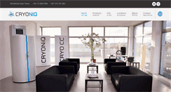 Desktop Screenshot of cryoniq.com
